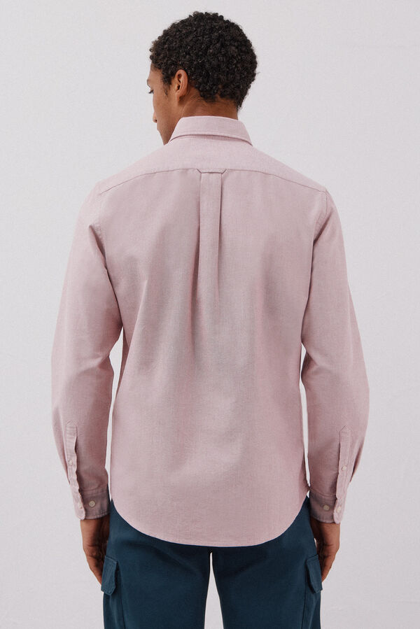 Cortefiel Camisa oxford lisa Rosa