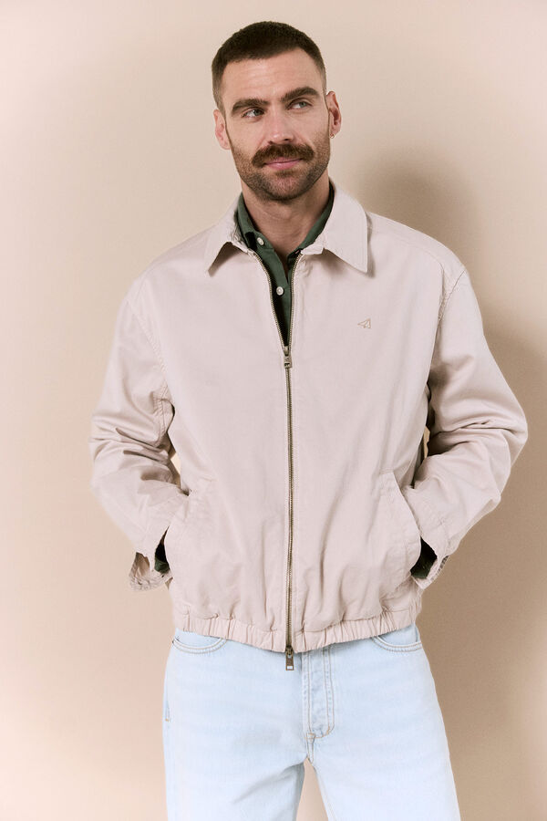 OOTO Cazadora ligera casual Beige