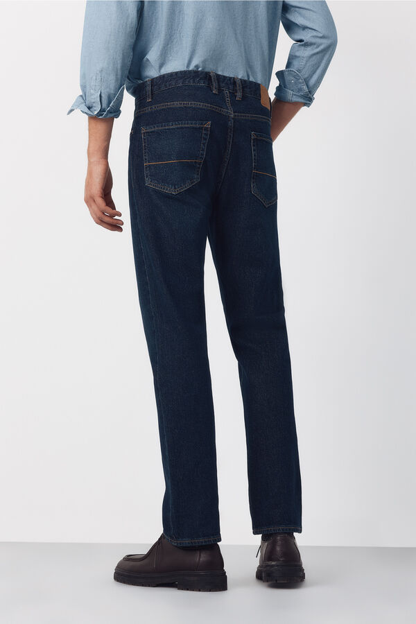 Cortefiel Pantal&oacute;n vaquero regular fit Azul marino