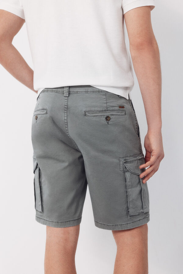 Cortefiel Bermuda cargo Kaki
