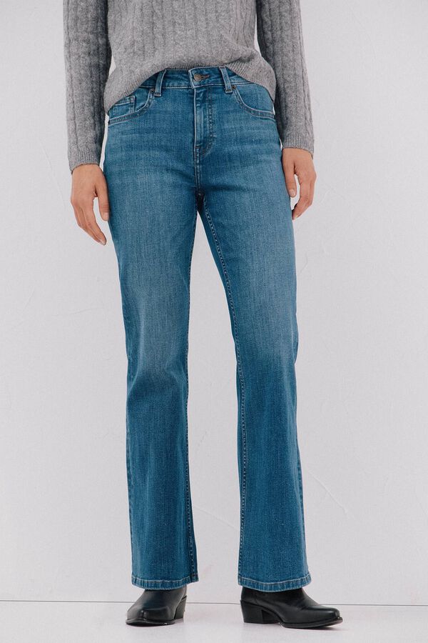 Cortefiel Jeans campana Azul