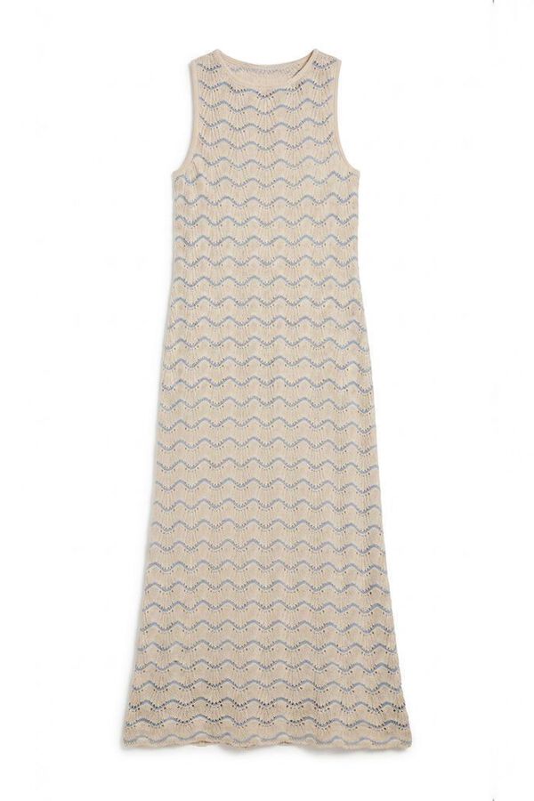 Slowlove Vestido b&aacute;sico estructura Azul