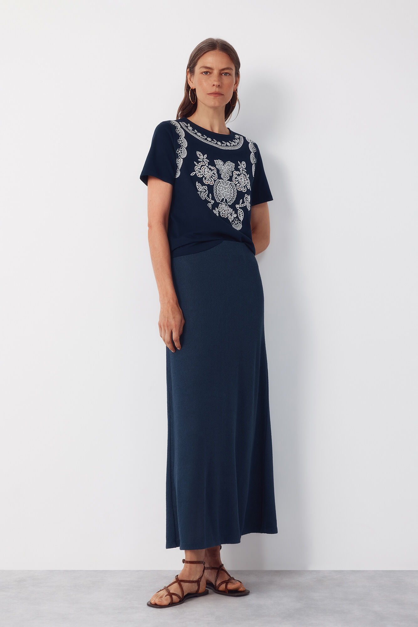 Cortefiel Playera estampada