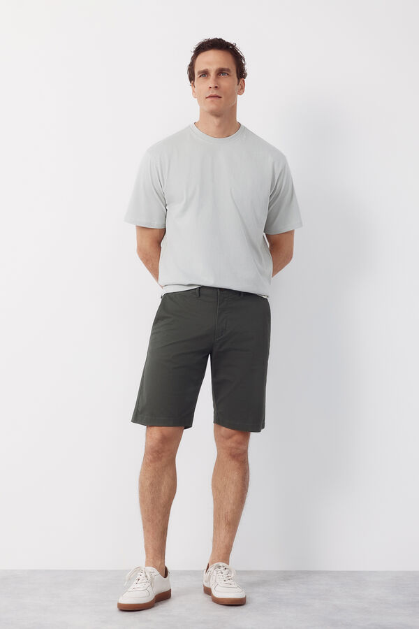 Cortefiel Camiseta b&aacute;sica Gris
