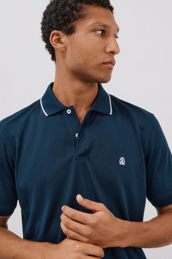Cortefiel Polo coolmax&reg;  Azul marino