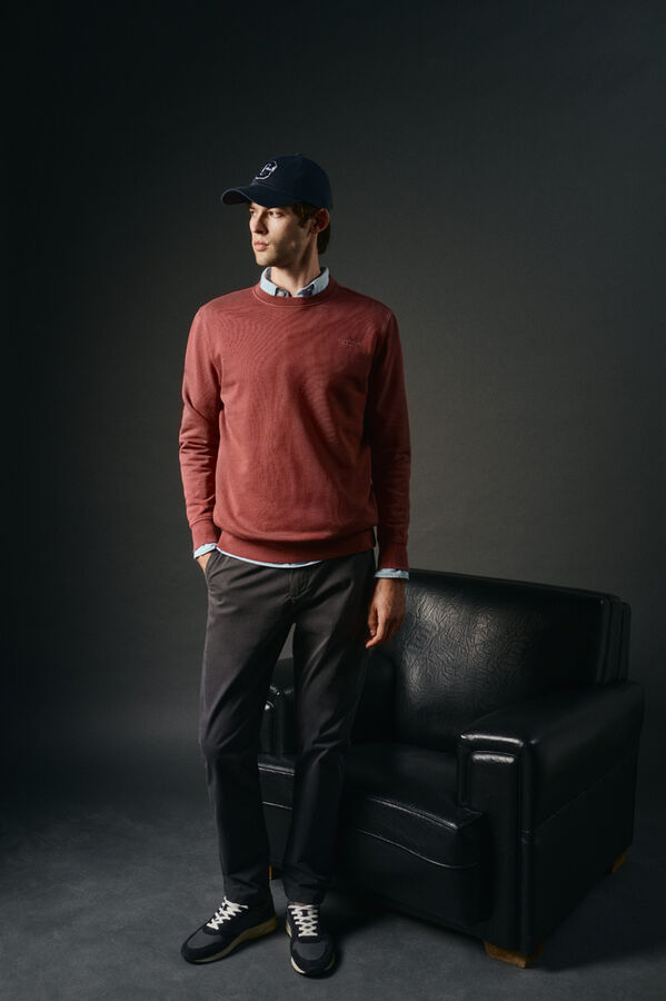 OOTO Sudadera b&aacute;sica Granate