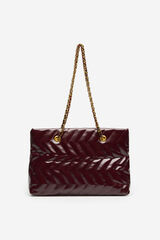 Cortefiel Shopper acolchado Vino