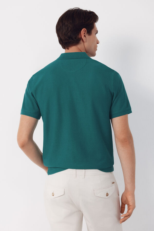 Cortefiel Polo estructura Verde