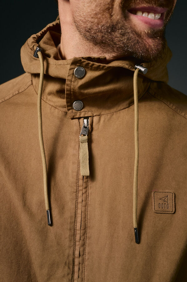 OOTO Parka corta algod&oacute;n Marr&oacute;n