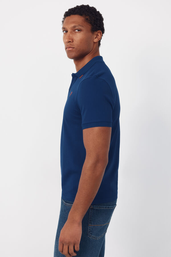 Cortefiel Polo bordado Azul oscuro