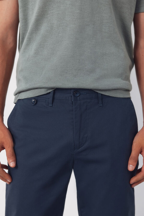 Cortefiel Pantal&oacute;n chino print slim Azul