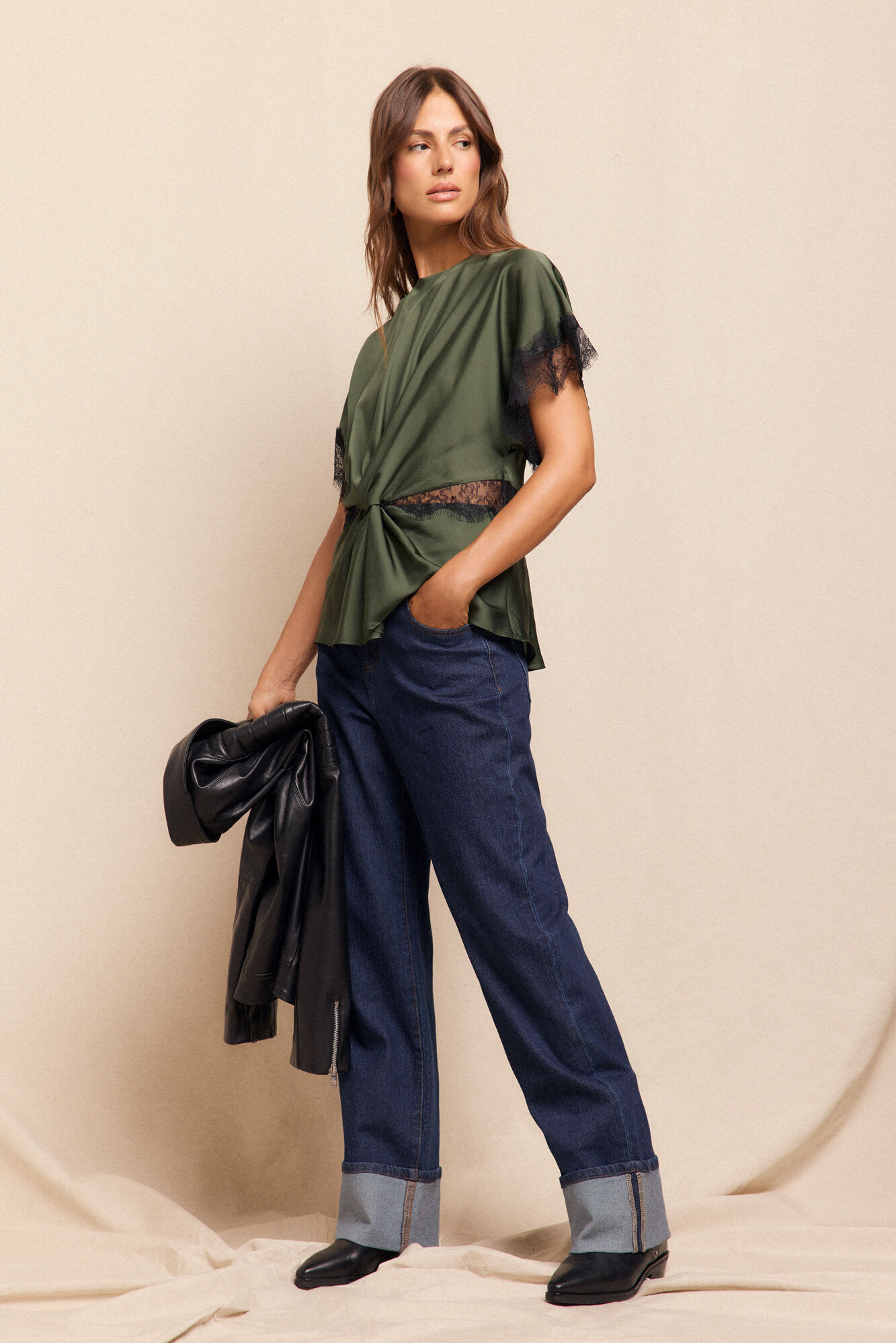 Slowlove Jeans roll up