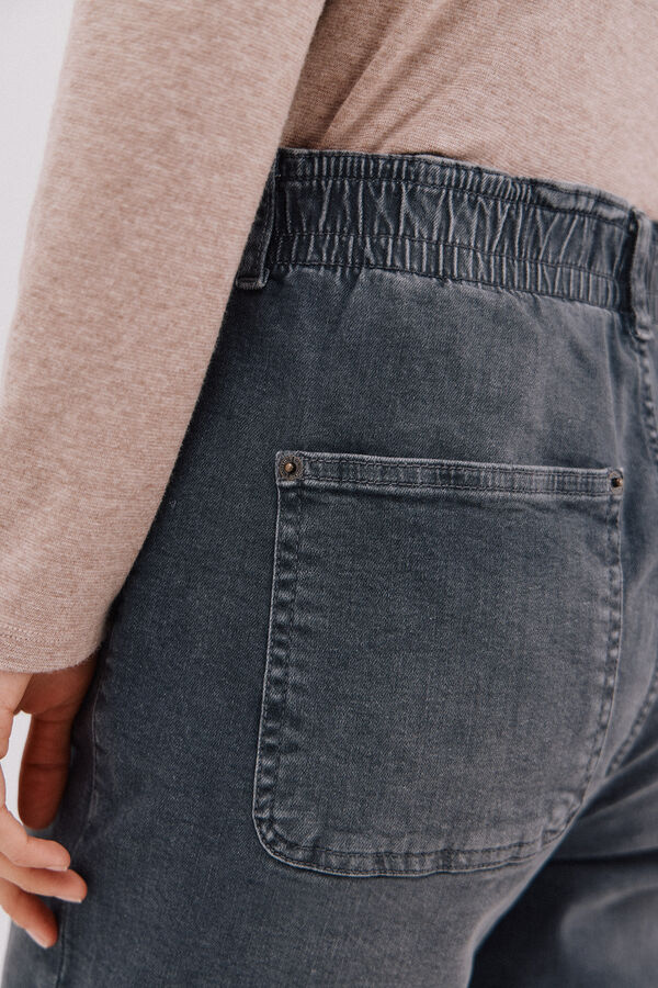 Cortefiel Jeans easy fit Gris oscuro