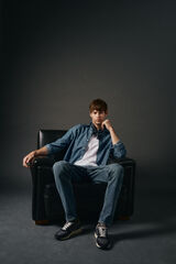 OOTO Camisa vaquera Azul