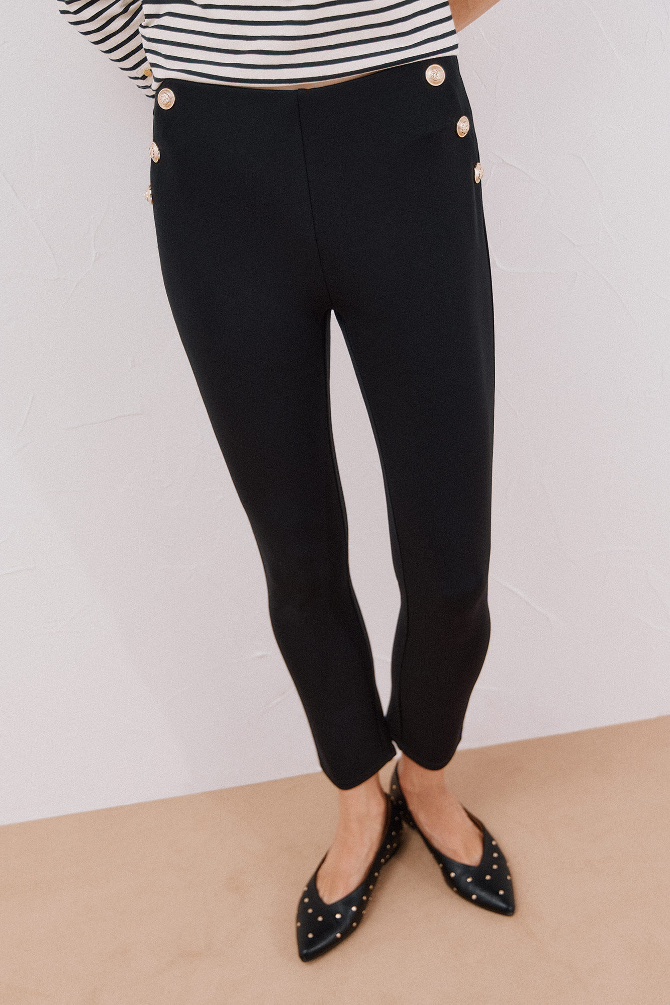 Cortefiel Legging de mujer de tejido