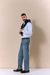 OOTO Pantal&oacute;n vaquero new straight fit Azul