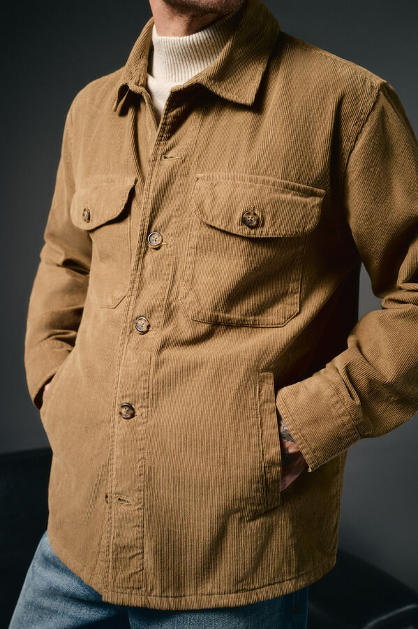 OOTO Sobrecamisa de pana Beige