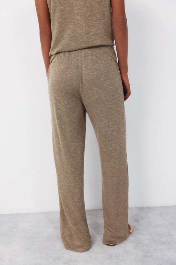 Cortefiel Pantal&oacute;n de tejido Kaki