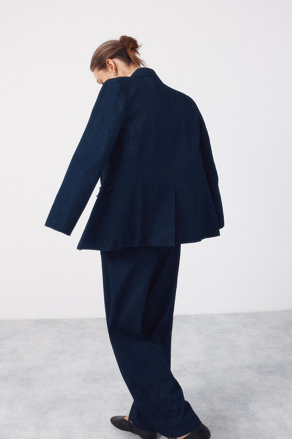 Cortefiel Blazer corte sastre Azul