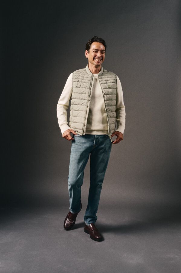 OOTO Chaleco acolchado ultralight Kaki