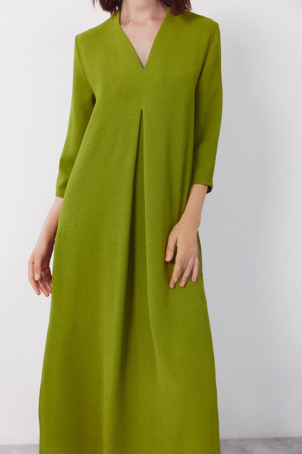 Cortefiel Vestido t&uacute;nica Verde
