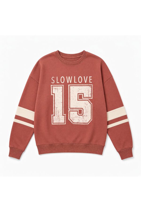 Slowlove Sudadera SlowLove Coral