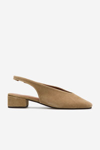 Cortefiel Zapato de tac&oacute;n destalonado de piel