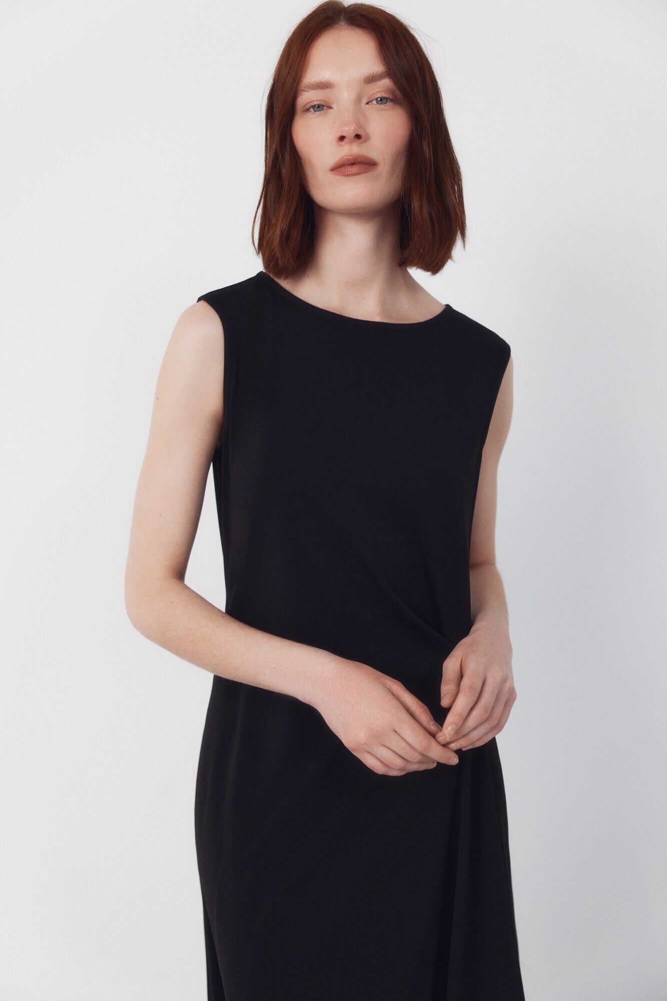 Cortefiel Vestido con nudo lateral
