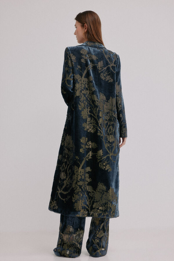 Hoss Intropia Elodie. Chamarra jacquard Azul marino