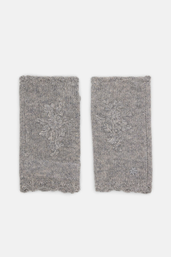 Hoss Intropia Lucina. Capucha bordada Gris
