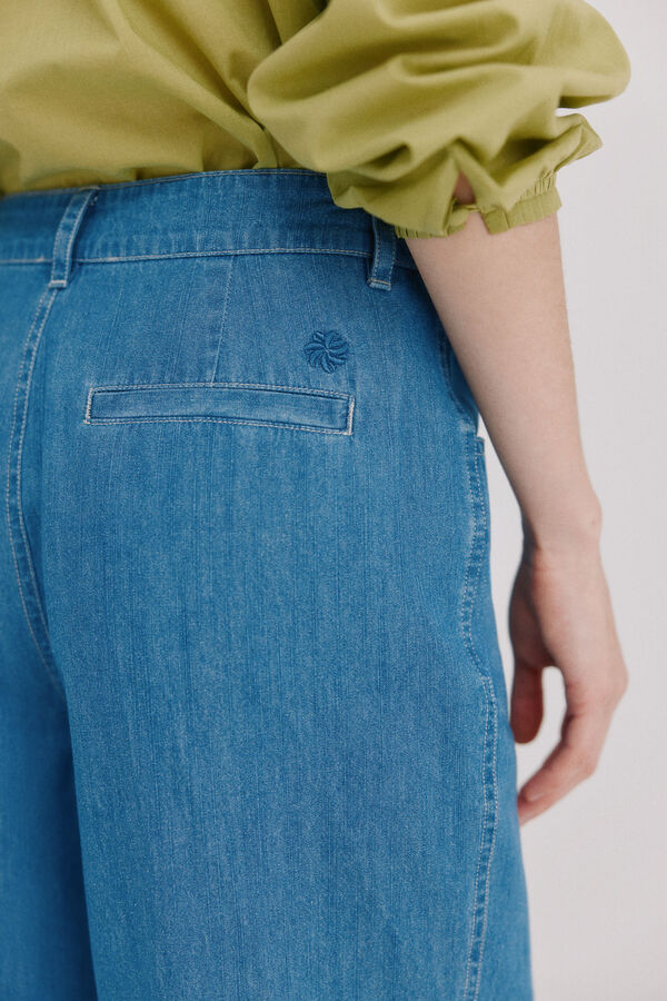 Hoss Intropia Bibiana. Jeans de pernera ancha Azul marino