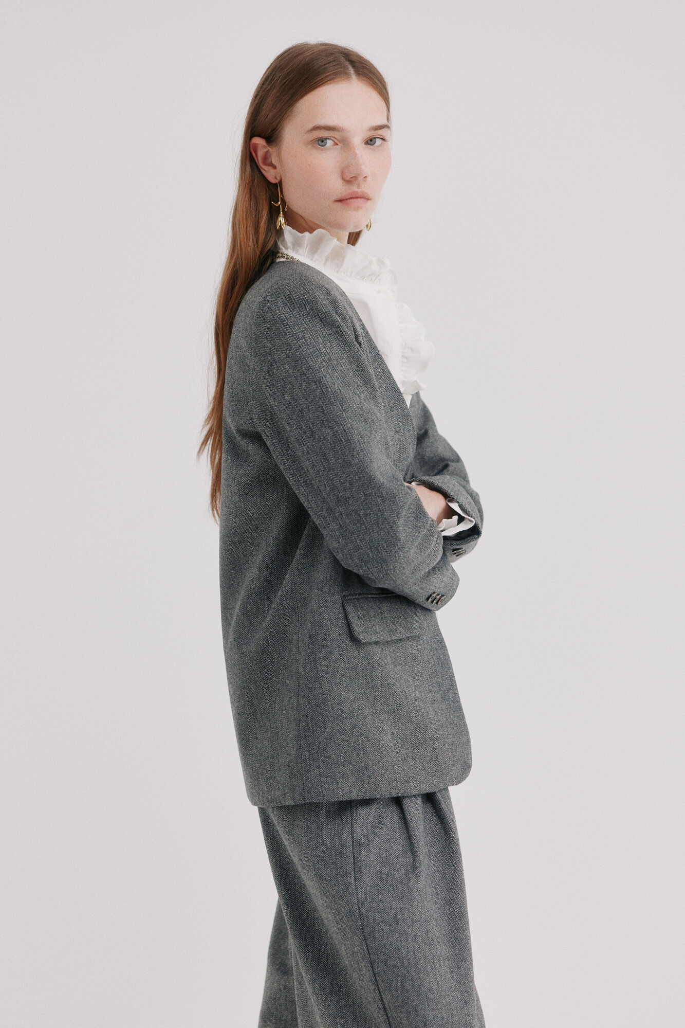 Hoss Intropia Elionor.Blazer sin solapa