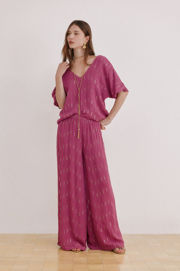Hoss Intropia Gia. Top lentejuelas Rosa