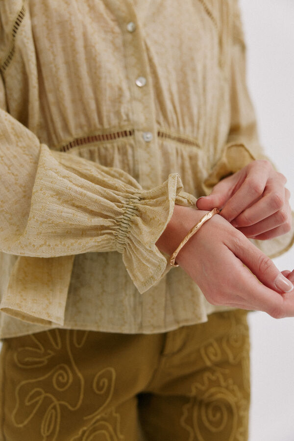 Hoss Intropia Guiomar. Blusa boho Kaki