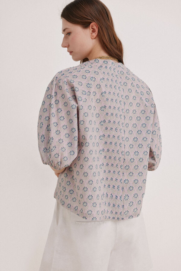 Hoss Intropia Constanza. Blusa estampada Lila