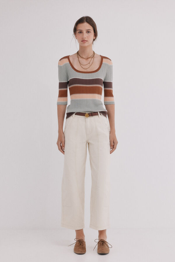 Hoss Intropia India. Top de rayas Multicolor