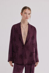 Hoss Intropia Elmira. Blazer jacquard Vino