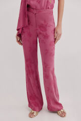 Hoss Intropia Pilar. Pantal&oacute;n jacquard Rosa