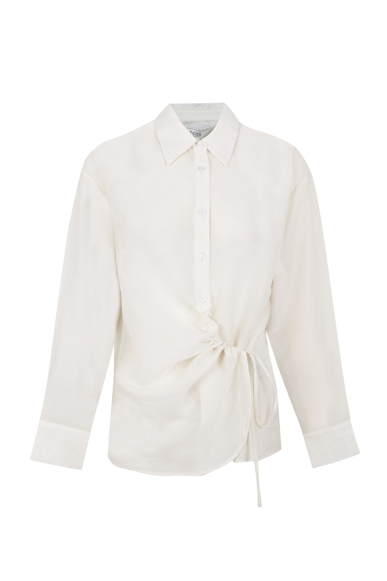 Hoss Intropia Cala. Camisa fruncido