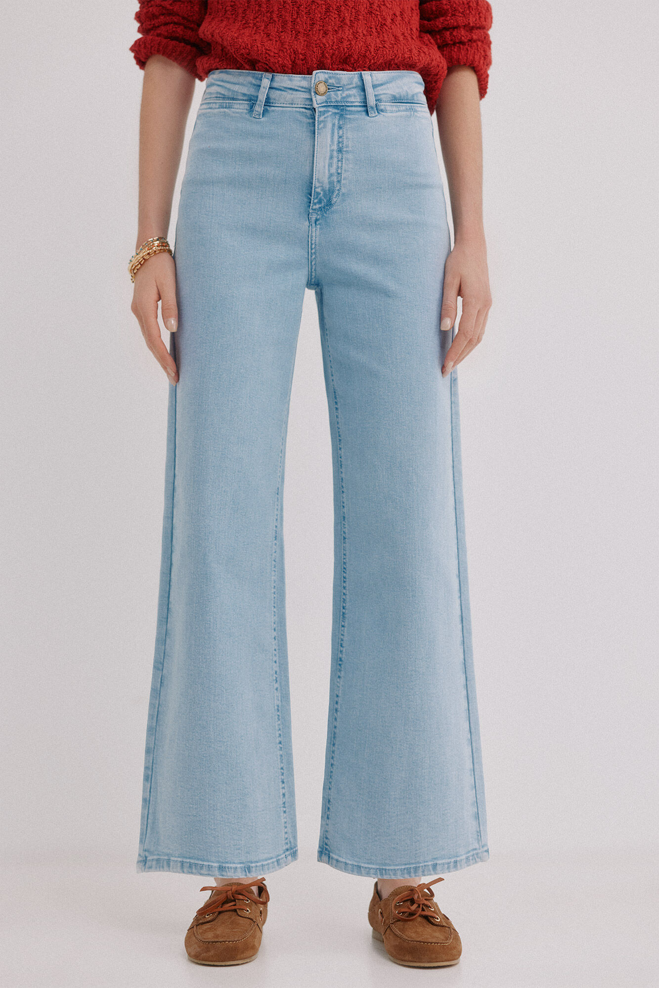 Hoss Intropia B&aacute;rbara. Jeans wide leg