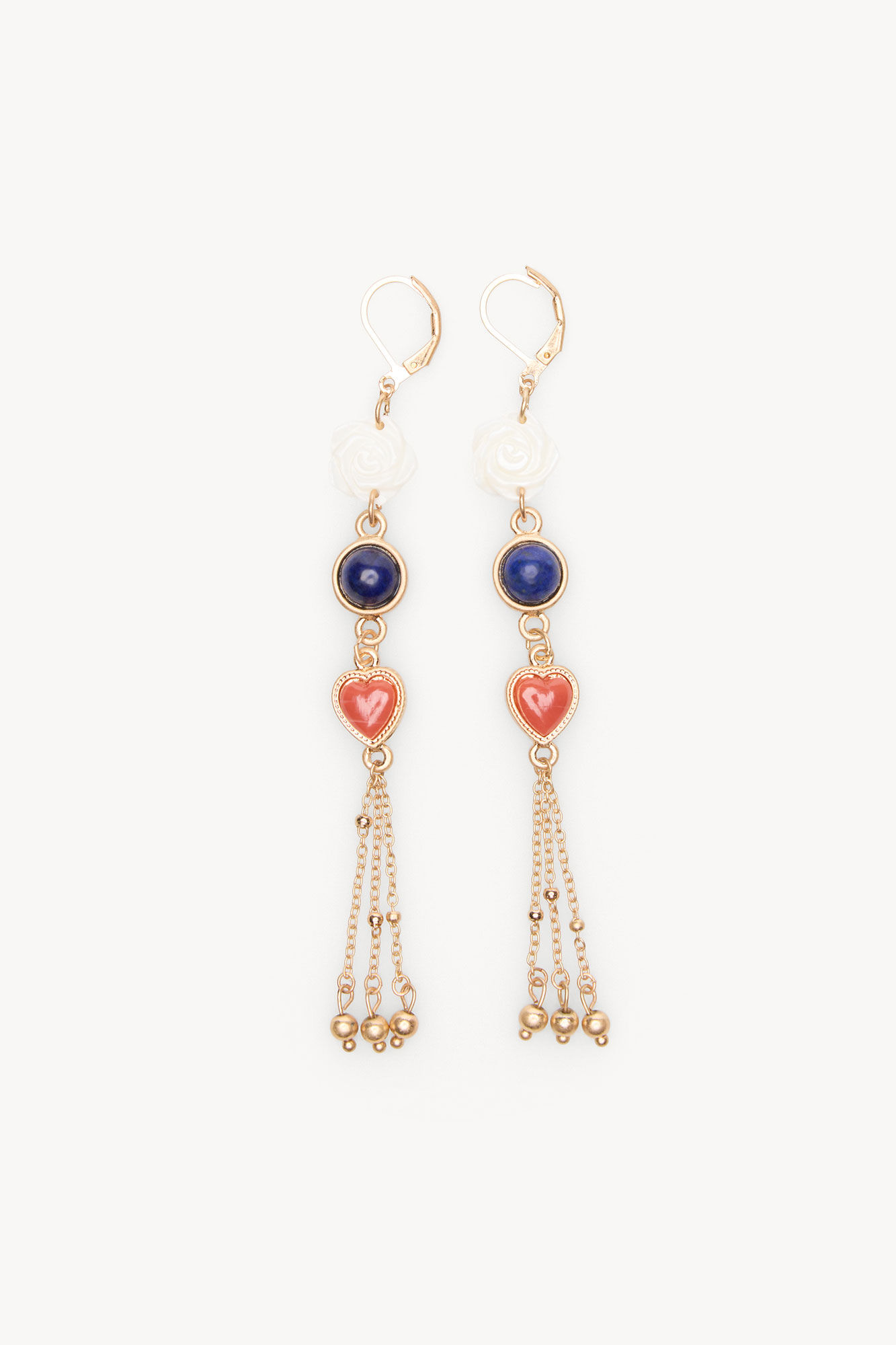 Hoss Intropia Aretes coraz&oacute;n liso