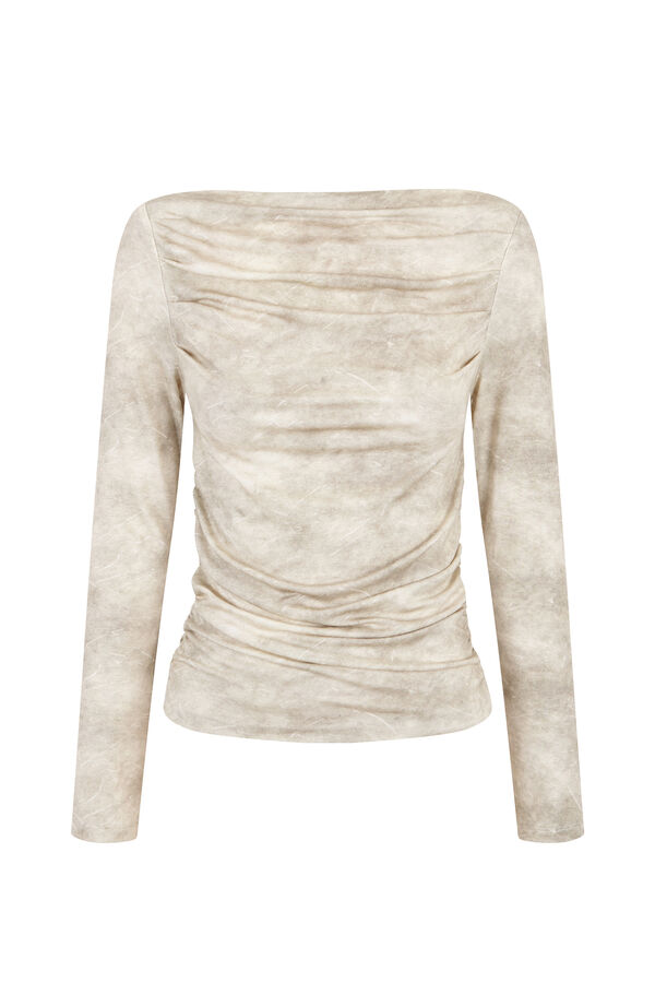 Hoss Intropia Matilde. Playera drapeada Verde