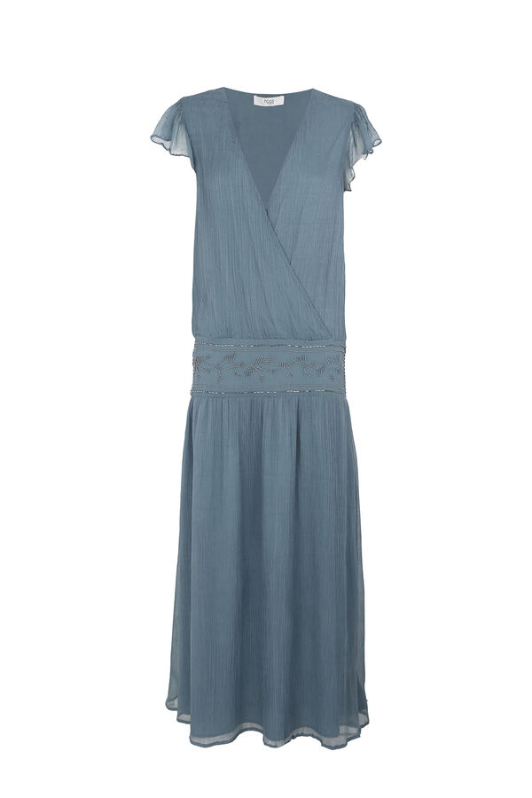Hoss Intropia Ander. Vestido abalorios Verde
