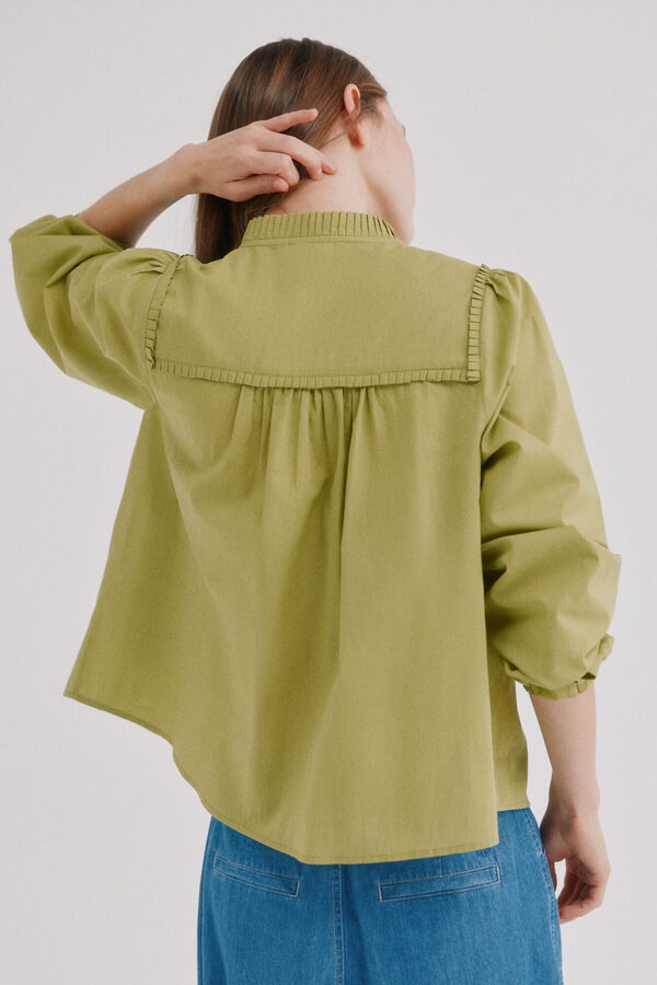 Hoss Intropia Cecile. Blusa manga larga Kaki