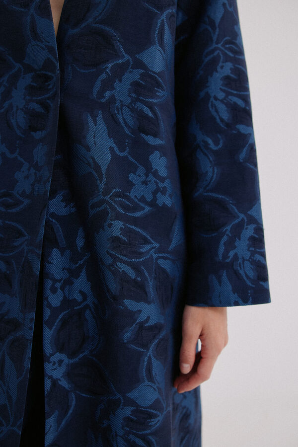 Hoss Intropia Fabiana. Kimono fluido Azul marino