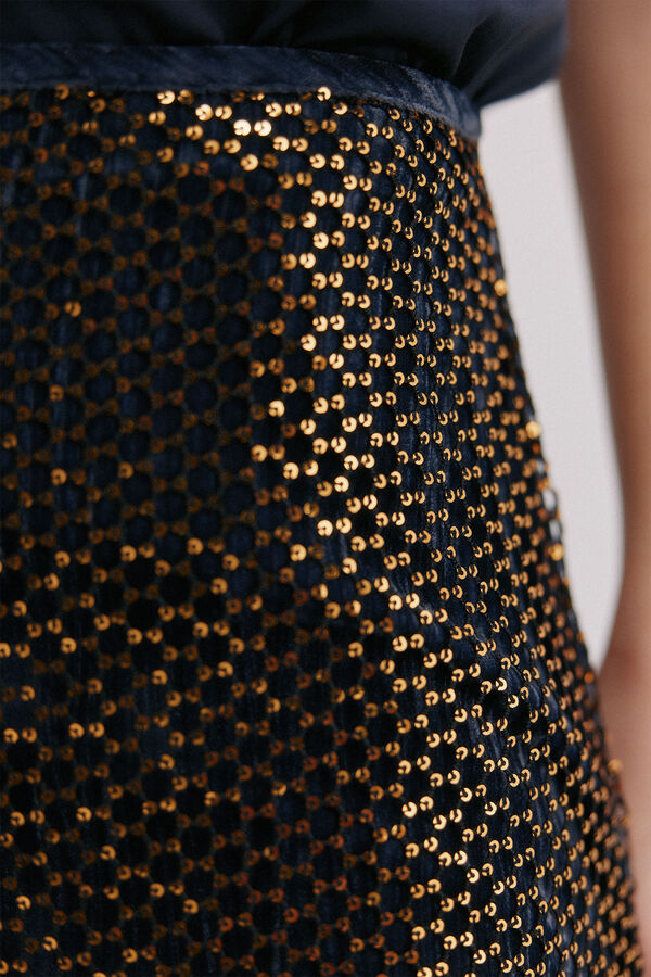 Hoss Intropia Riley. Falda de lentejuelas Multicolor