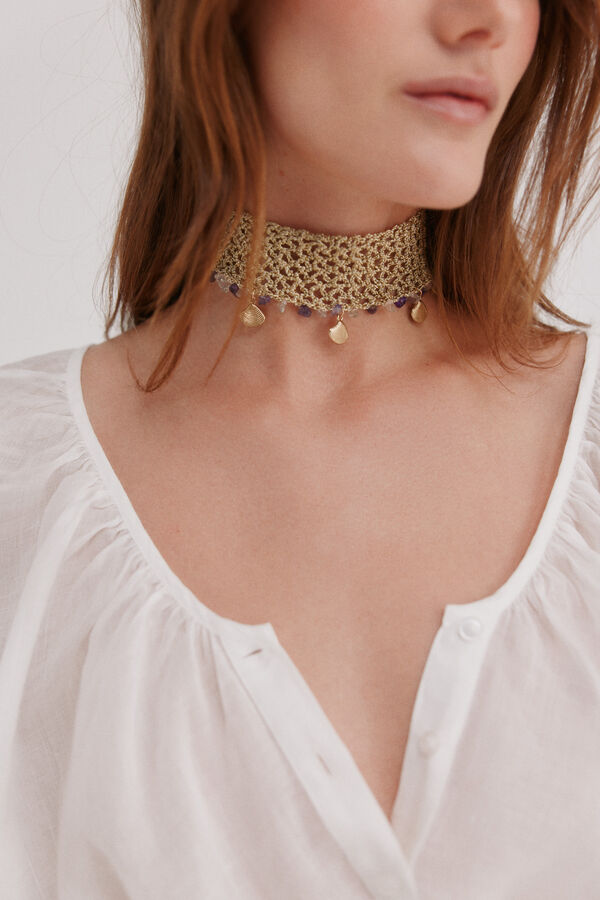 Hoss Intropia Collar Luciana Dorado