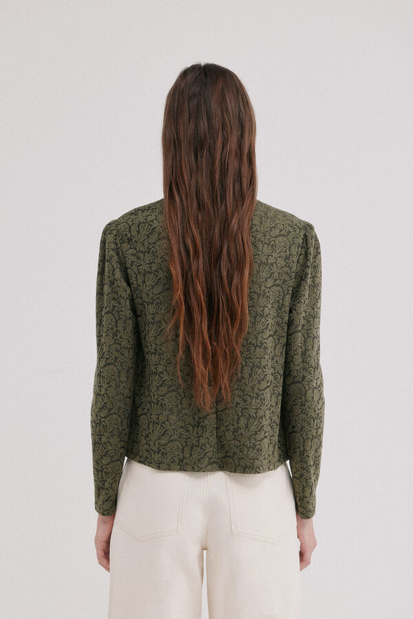 Hoss Intropia Mirel. Playera textura Kaki