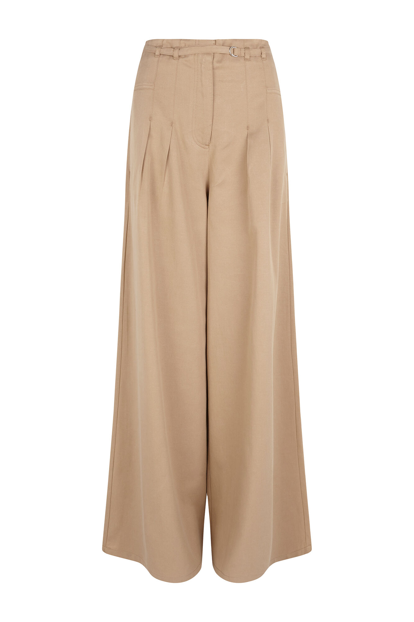 Hoss Intropia Poppy. Pantal&oacute;n flu&iacute;do con pinzas