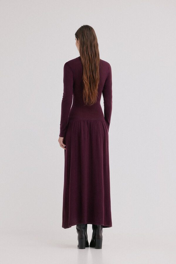 Hoss Intropia Aysel. Vestido de tejido Estampado morado